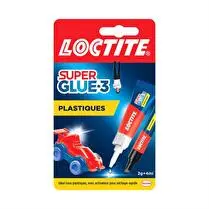 Loctite, Superglue 3 spécial plastique 2 tubes stylo