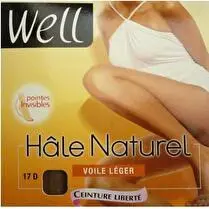 Well, Collant hâle naturel, Hâle clair, T 4