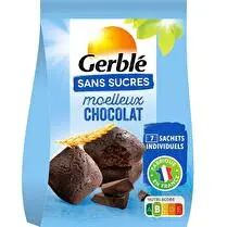 Gerblé, Moelleux tout chocolat sans sucre ajouté