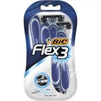 Bic, Rasoirs jetables flex 3 comfort