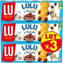 Lu, Gâteaux moelleux Lulu l'ourson  Chocolat