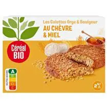 Céréal bio, Galettes orge & boulghour chèvre miel BIO