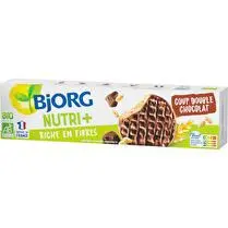 Bjorg, Biscuits napées de chocolat noir BIO