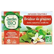 Jardin bio étic, Infusion brûleur de graisse bio 20 sachets