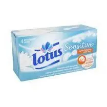 Lotus, Mouchoirs boite sensitive x80
