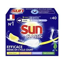 Sun, Tablettes classic citron x40