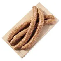 Votre boucher propose, Produit élaboré : Saucisse fine au curry porc veau boeuf