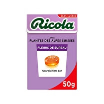 Ricola, Bonbon fleurs de sureau sucralose