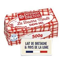 Paysan breton, Beurre moulé demi-sel 80% MG