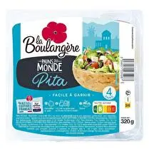 La boulangère, Pains pita x 4