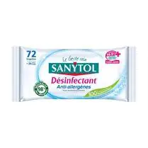 Sanytol, Lingettes désinfectantes anti allergène