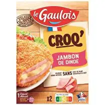 Le gaulois, Croq jambon-fromage x 2