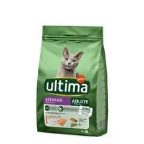 Ultima, Croquettes au saumon pour chat adulte stérilisé