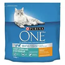 Purina, Croquettes special chat stérilisé d'intérieur au poulet
