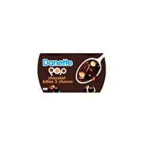 Danette, Crème dessert aux 3 chocolats et billes soufflées