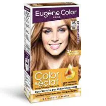 Eugène color, Coloration marron clair doré 76