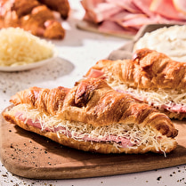 Fabriqué dans nos ateliers, Croissant jambon fromage