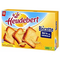 Lu, La biscotte 96% de céréales x108