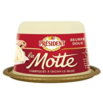 Président, Beurre doux 82% MG motte