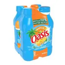 Oasis, Boisson à l'eau de source tropical