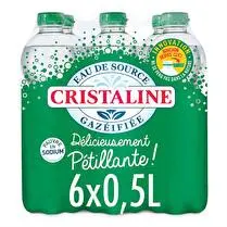 Cristaline, Eau de source gazéifiée