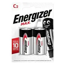 Energizer, Piles alcalines max C LR14 x2