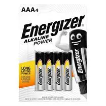 Energizer, Piles alcaline power LR03 AAA 1,5V X4