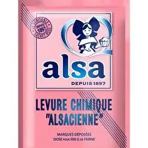 Alsa, Levure chimique