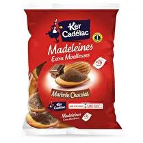 Ker Cadelac, Madeleines marbrées choco extra moelleusse x 16