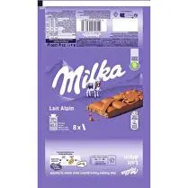 Milka, Mini tablettes au chocolait au lait  x8