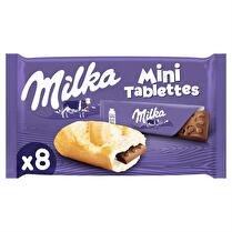 MILKA Mini tablettes au chocolait au lait  x8