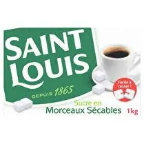 Saint Louis, Sucres en morceaux sécables