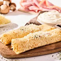 Fabriqué dans nos ateliers, Crêpes jambon champignons et emmental x 2