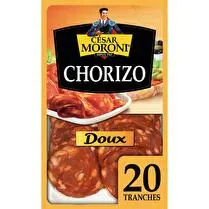 César Moroni, Chorizo doux 20 grandes tranches