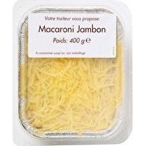 TER BEKE Macaroni au fromage et jambon