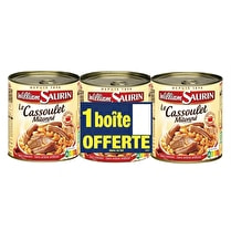 William Saurin, Cassoulet - 2 x 840 g + 1 boîte offerte