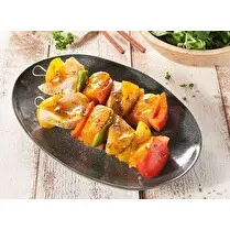 Votre poissonnier propose, Brochette saumon, espadon, poivron, thym et citron