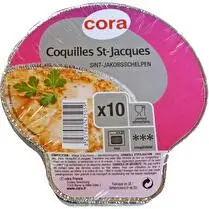 Cora, Coquille st jacques  alu x10