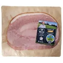 Filière Qualité Carrefour, Jambon fumé supérieur avec couenne 4 tranches