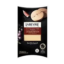 Labeyrie, Bloc de foie gras de canard tranches dégustation x2