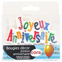 Cora, Bougies pics joyeux anniversaire