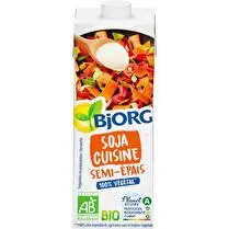 Bjorg, Soja cuisine semi épais BIO