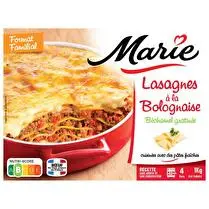 Marie, Lasagnes à la bolognaise