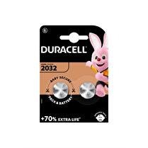 DURACELL Piles bouton DL/CR 2032 x2