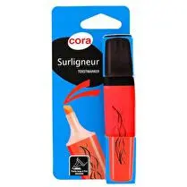 Cora, 1 surligneur plat orange