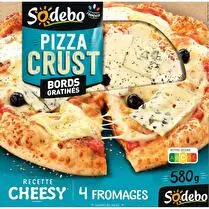 Sodebo, Pizza crust cheezy 4 fromages