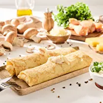 Fabriqué dans nos ateliers, Crêpes volaille champignons x 2