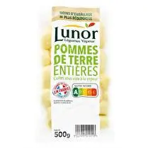 Lunor, Pomme de terre entière barquette 500g
