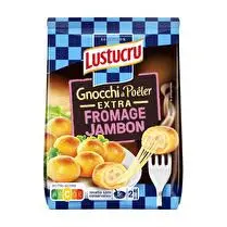 Lustucru, Gnocchi à poêler jambon  fromage