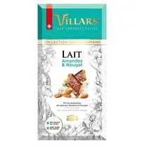 Villars, Chocolat lait amandes nougat